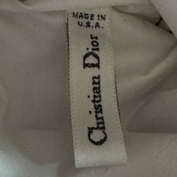 Adorable vintage Dior Black and White Striped Cosmetic Bag - Picture 6 of 7